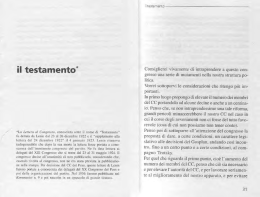 il testamento - i fontanari torremaggioresi