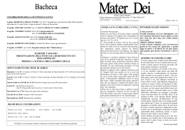 aprile 2006 - Parrocchia S. Maria Mater Dei