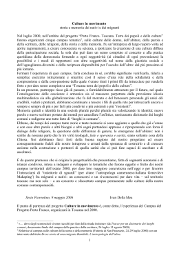 Culture in movimento - Museo Archivio della Memoria