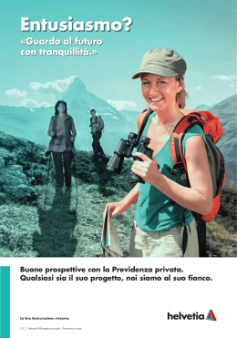 Previdenza privata - opuscolo