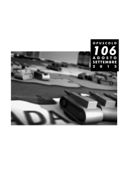 Opuscolo n.106 - ago-sett 2015