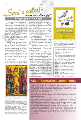 seconda pagina - parrocchia di san nicolo` di borgo piave belluno