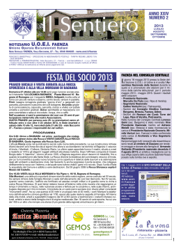 festa del socio 2013 - UOEI Sezione di Faenza