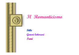 Il Romanticismo - IIS Primo Levi