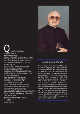 memoria zanetti.vp - Parrocchia di Chiari
