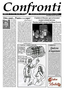 Confronti_11_12_2012 - Franco Lofrano notizie sull`Alto Jonio
