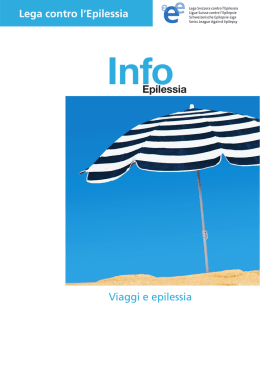 Opuscolo - Schweizerische Liga gegen Epilepsie