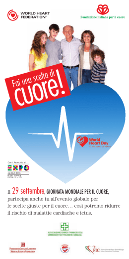 Opuscolo GMC 2015 - Fondazione Italiana per il Cuore