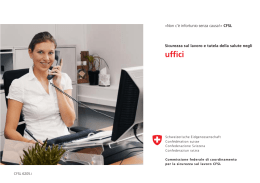 Sicurezza sul lavoro e tutela della salute negli uffici