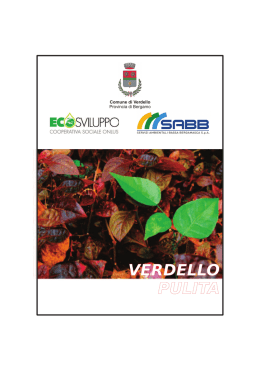 Opuscolo Raccolta Differenziata