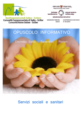 Opuscolo informativo SSR_Luglio2013