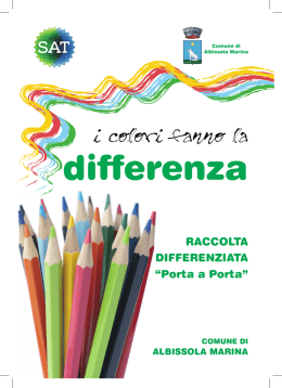 Opuscolo informativo - SaT Servizi Ambientali Territoriali SpA