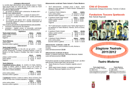 Stagione Teatrale 2011/2012