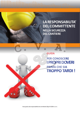 i propri doveri troppo tardi
