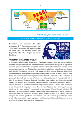 Notiziario Gennaio-Febbraio-Marzo