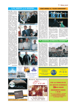 7 - Setteggiorni - Settegiorni in Friuli