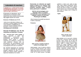 opuscolo per carnevale