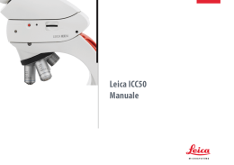 Leica ICC50 Manuale - Leica Microsystems