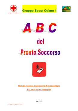 Manuale di pronto Soccorso
