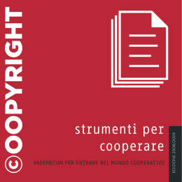 opuscolo sociali int. - CENTRO ITALIANO di DOCUMENTAZIONE