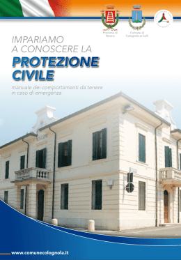 Manuale comportamento da tenere in caso di emergenza