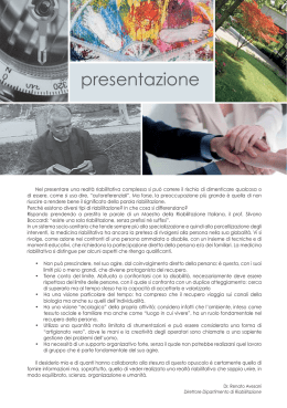 presentazione - Ospedale Sacro Cuore Don Calabria