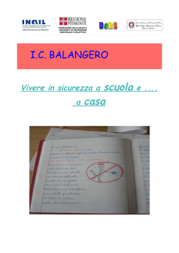 Opuscolo Scuola Primaria e Secondaria