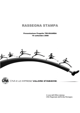RASSEGNA STAMPA - CNA Emilia Romagna