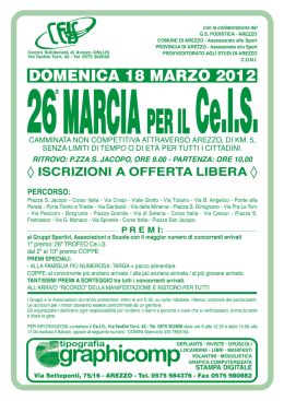 volantino marcia 2012