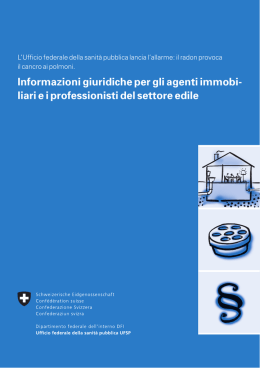 Informazioni giuridiche per gli agenti immobiliari e i professionisti