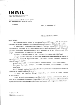 Lettera ai Sindaci (v. pdf) - Comune di Castelnuovo di Garfagnana