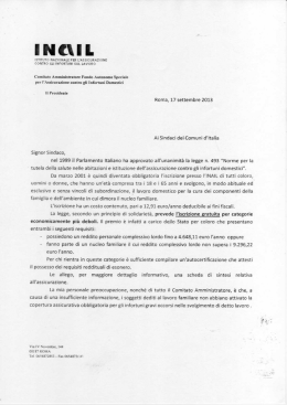 inail - Comune di Montesano Salentino