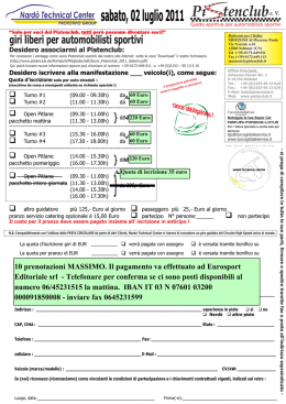 sabato, 02 luglio 2011