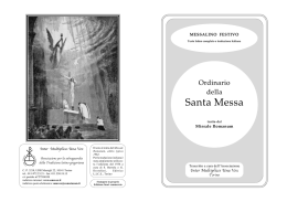 Ordinario - inter multiplices una vox