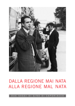 Dalla Regione mai nata alla Regione mal nata