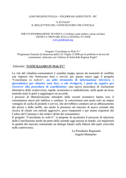 OPUSCOLO CONCILIAMO IN WEB-TV