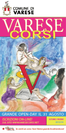 opuscolo - Varesecorsi