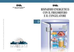 opuscolo ENEA "Risparmio energetico con il frigorifero e il