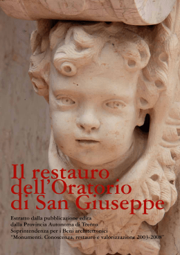 opuscolo 17x24 restauro oratotio S Giuseppe