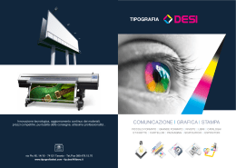 Desi Brochure - Tipografia Desi