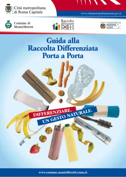 Opuscolo Porta a Porta - Comune di Montelibretti