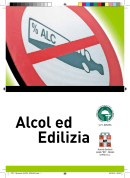 Depliant alcol CPT Novara