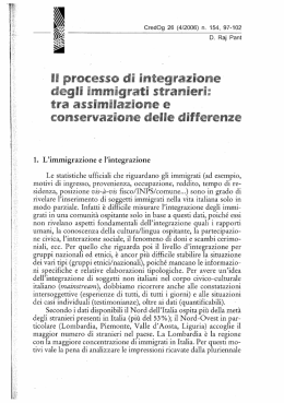 Integrazione (Credere Oggi_2005)
