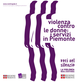 violenza contro le donne: i servizi in Piemonte