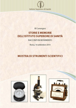 Opuscolo sulla mostra di strumenti scientifici [PDF