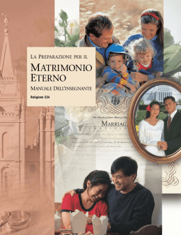 La preparazione per il matrimonio eterno &mdash; Manuale dell