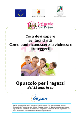Opusolo informativo per ragazzi