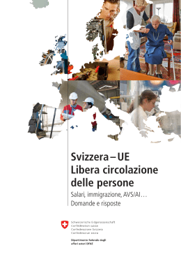 Libera circolazione delle persone Svizzera - UE/AELS