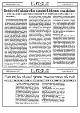 Il Foglio 24/02/09