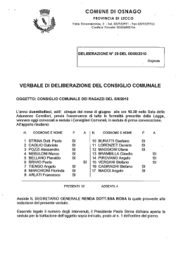 comune di osnago